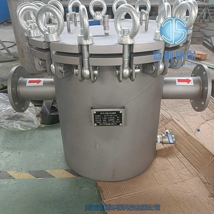 不銹鋼籃式過(guò)濾器 提籃式快開(kāi)直筒管道